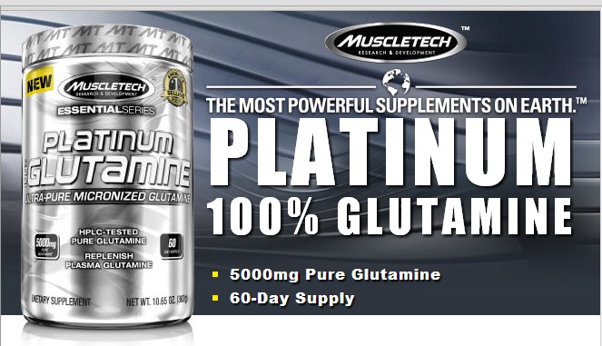 MuscleTech Platinum Glutamine 